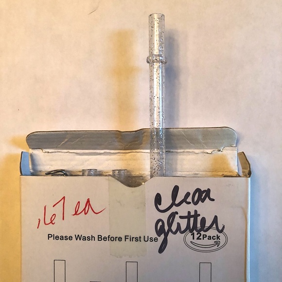 Lot of 7 NEW boxes of 11” Dakoufish Reusable Tumbler Straws w/Cleaner Brush - Picture 6 of 13